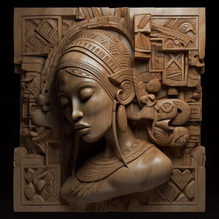 نموذج ثلاثي الأبعاد لآلة CNC 3D Art 